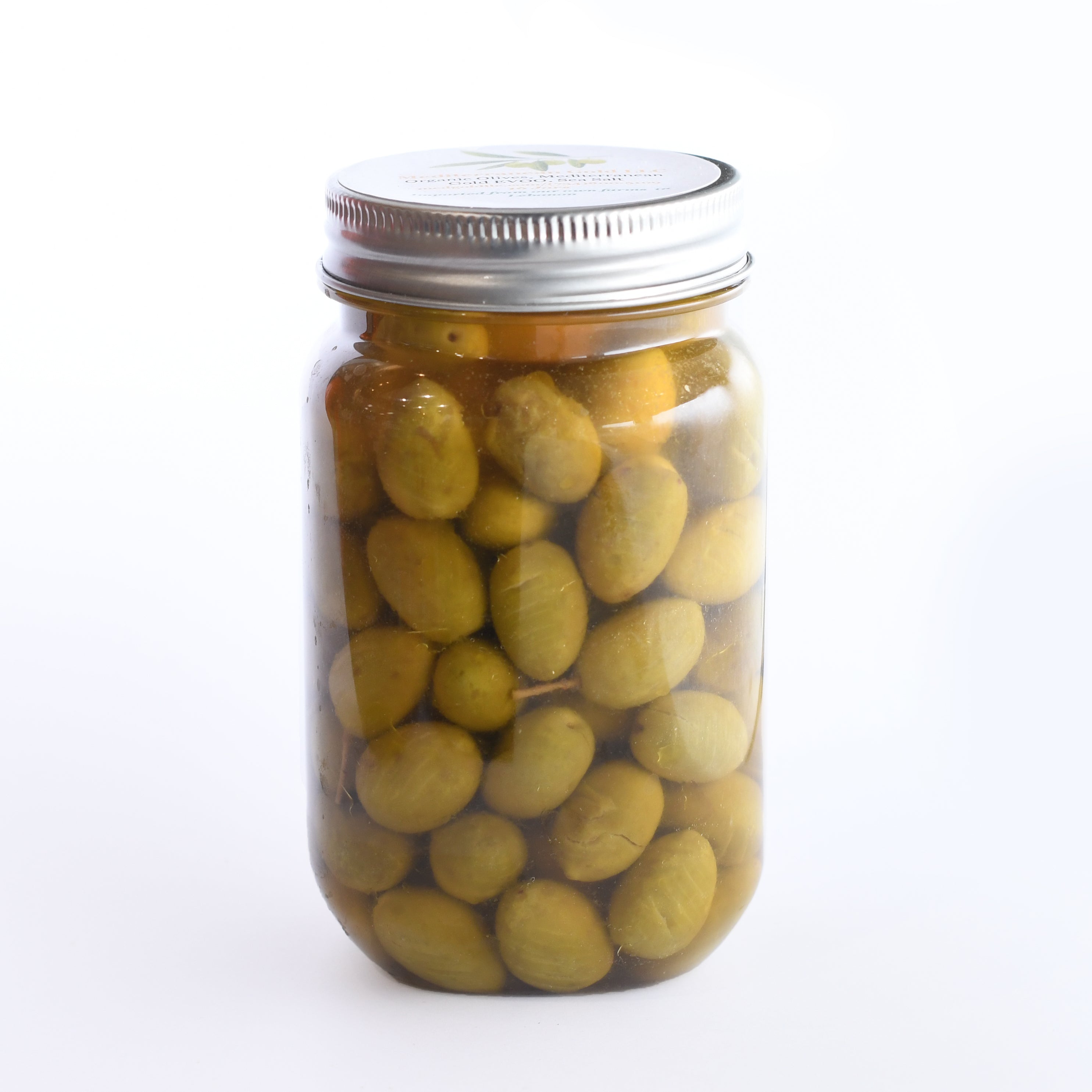 Premium Organic Green Olives in Brine by Mediterranean Gold